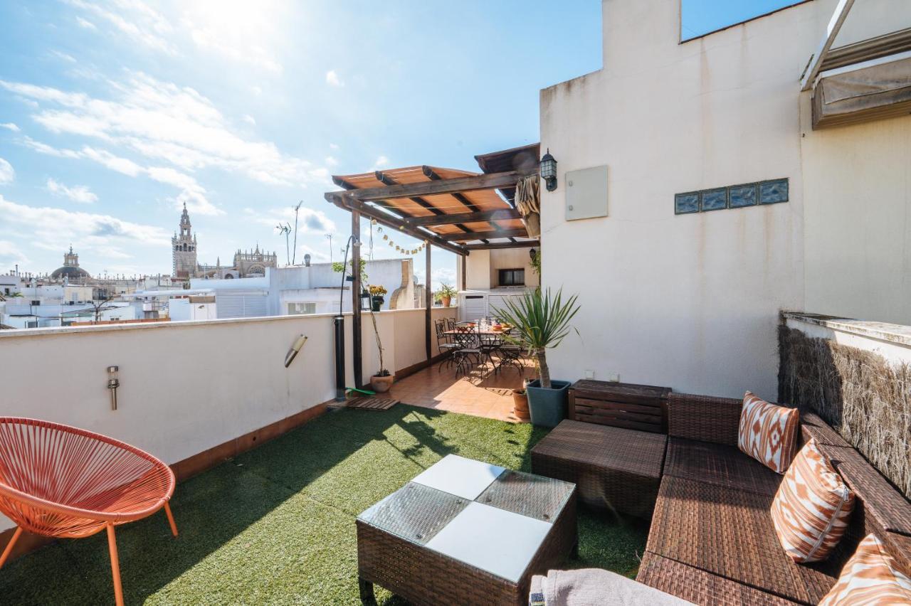 Homeyseville-amazing Penthouse Giralda Views 8 Pax, Parking Optional Apartment
